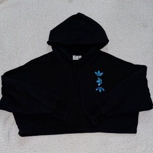 Women’s Adidas Black Hoodie with Trefoil Logo